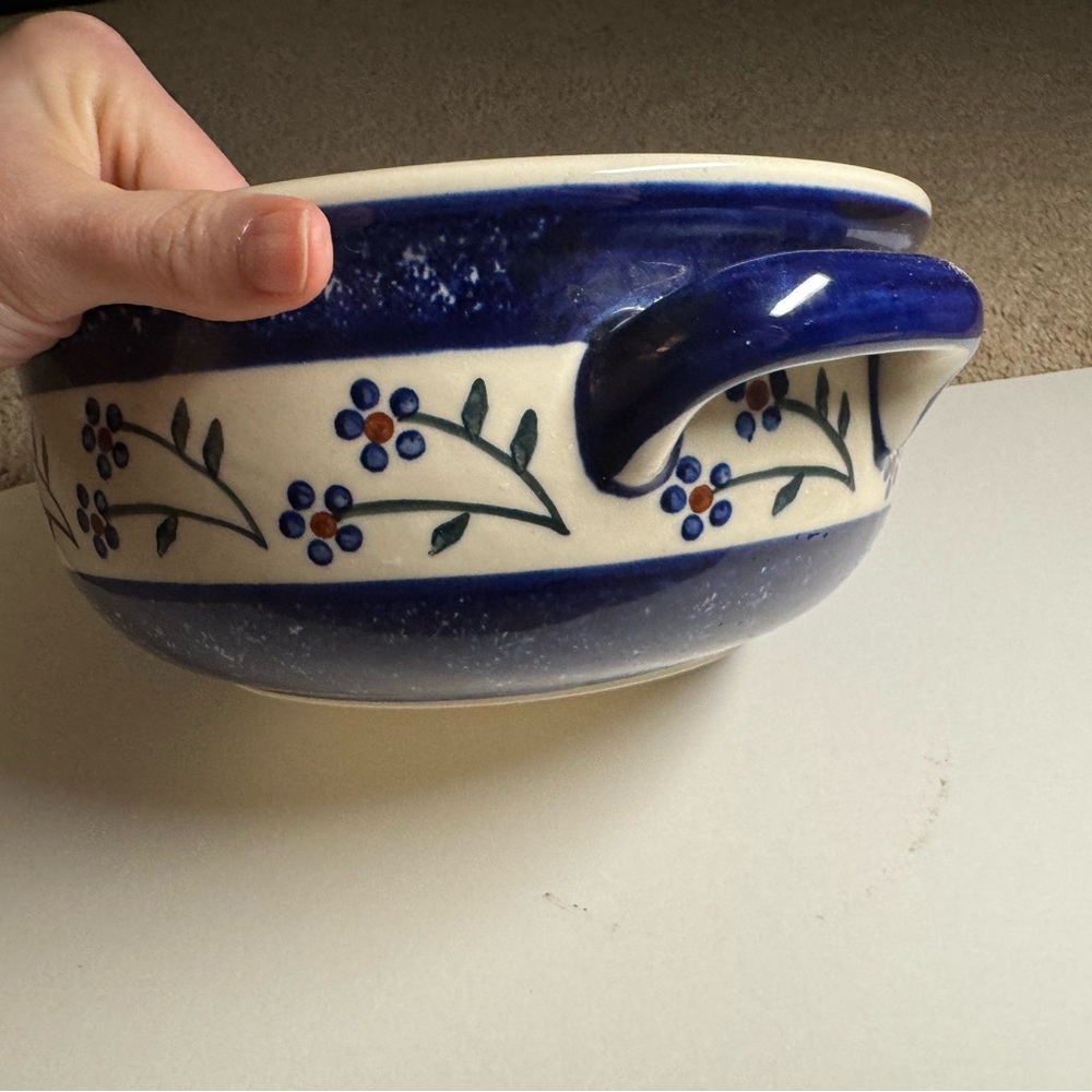Blue Polish Potter Ceramic Bowl